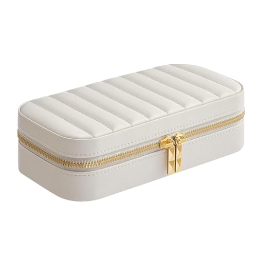 Reise-Schmuckkoffer,Schmuck Halter Veranstalter | Frauen Reisen Leder Halskette Organizer Tasche,Schmuckschatulle, Reise-Schmuckschatullen für Mutter, Mädchen, Freundin, Liebhaber Reise-Schmuckkoffer,Schmuck Halter Veranstalter | Frauen Reisen Leder Halskette Organizer Tasche,Schmuckschatulle, Reise-Schmuckschatullen für Mutter, Mädchen, Freundin, Liebhaber von Ynnhik