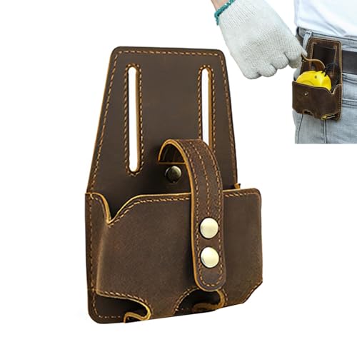 Ring von Bandhalter, Lederband Holster - Haltbarer Bandmaßhalter Electrician Werkzeug Lederband Gürtel Werkzeughalter Ring von Bandhalter, Lederband Holster - Haltbarer Bandmaßhalter Electrician Werkzeug Lederband Gürtel Werkzeughalter von Ynnhik