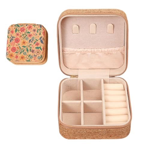 Schmuckschatulle für Frauen,Schmuckaufbewahrungsbox,Tragbare Retro Reisebox Schmuckschatulle - Kreative kleine Reise Lieferungen Schmuck Veranstalter für Ohrringe und Ringe Schmuckschatulle für Frauen,Schmuckaufbewahrungsbox,Tragbare Retro Reisebox Schmuckschatulle - Kreative kleine Reise Lieferungen Schmuck Veranstalter für Ohrringe und Ringe von Ynnhik