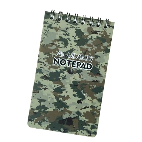 Schreiben Sie im regen Notizbuch, wasserdichtes Papier Notizbuch - Wasserdichte Aufzeichnungen - Portable Pocket Notepad, Top- Memo Notepads 50 Seiten für Arbeitsschool Recording von Ynnhik