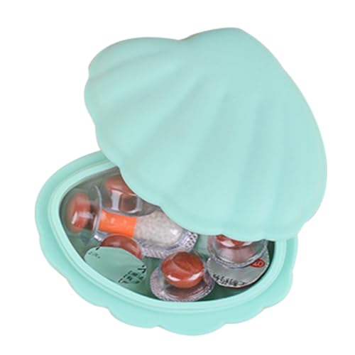 Sea Shell Schmuckschatulle,Shell Schmuckschatulle für Frauen - Halskette Organizer Silikon - Dekorativer Schmuck im Shell-Stil Einzigartige Pille Box für Heimtextilien Sea Shell Schmuckschatulle,Shell Schmuckschatulle für Frauen - Halskette Organizer Silikon - Dekorativer Schmuck im Shell-Stil Einzigartige Pille Box für Heimtextilien von Ynnhik
