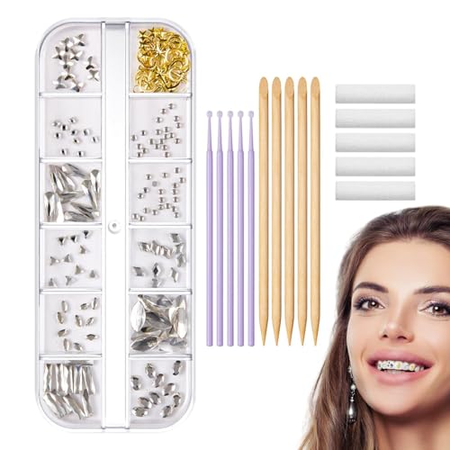 Teeth Gems Kit, Edelsteine für Zahne,Modische Zahnstein-Sets | Zahn künstlicher Kristall, reflektierender Zahn, mehrförmige Edelsteine Zahndekoration für Halloween Weihnachten Dating Teeth Gems Kit, Edelsteine für Zahne,Modische Zahnstein-Sets | Zahn künstlicher Kristall, reflektierender Zahn, mehrförmige Edelsteine Zahndekoration für Halloween Weihnachten Dating von Ynnhik