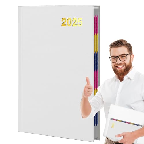 Ynnhik Notizbuch 2025 - Business Notizbuch - Wasserdichtes A5 Kalender Notizbuch 2025 Dickes Papier Heimschulbedarf für Schüler von Ynnhik