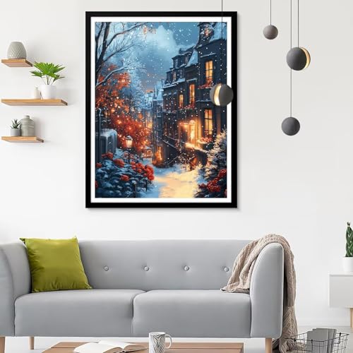 5D Diamond Painting Erwachsene Groß XXL Schnee Diamond Painting, Diamond Painting Set Winter, DIY Mosaik Bastelset Erwachsene mit Diamond Painting Zubehör,Zimmer Deko Aesthetic Geschenk 60x80CM SF-713 5D Diamond Painting Erwachsene Groß XXL Schnee Diamond Painting, Diamond Painting Set Winter, DIY Mosaik Bastelset Erwachsene mit Diamond Painting Zubehör,Zimmer Deko Aesthetic Geschenk 60x80CM SF-713 von Ynulann