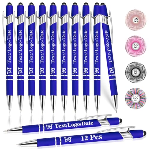 YoLLiEE Personalisierte Stifte mit Namen, individuelle schwarze Tintenstifte mit Stift, individuell gravierte Kugelschreiber mit Logo, Business-Stift mit sanftem Schreibgefühl und mittlerer Spitze YoLLiEE Personalisierte Stifte mit Namen, individuelle schwarze Tintenstifte mit Stift, individuell gravierte Kugelschreiber mit Logo, Business-Stift mit sanftem Schreibgefühl und mittlerer Spitze von YoLLiEE