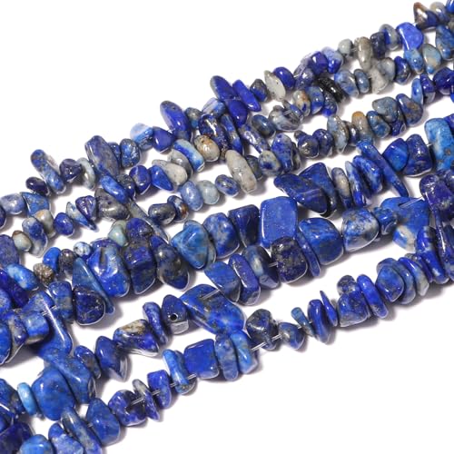 Yochus Lapislazuli-Perlen, 5–8 mm, unregelmäßig, natürlicher Edelstein, Stangenform, unregelmäßige Form, blaue Steinperlen für Schmuckherstellung, DIY, Armband, Halskette Yochus Lapislazuli-Perlen, 5–8 mm, unregelmäßig, natürlicher Edelstein, Stangenform, unregelmäßige Form, blaue Steinperlen für Schmuckherstellung, DIY, Armband, Halskette von Yochus