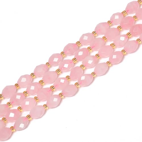 Yochus Pferdepuder, facettierter Naturstein, runder Strang für glitzernde Perlen zur Schmuckherstellung, 8 x 7 mm Perlen, 27 Farben Yochus Pferdepuder, facettierter Naturstein, runder Strang für glitzernde Perlen zur Schmuckherstellung, 8 x 7 mm Perlen, 27 Farben von Yochus