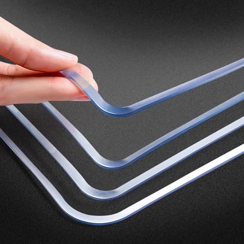 Tischfolie Transparent Tischdecke PVC Plastik-Tischdecken Folie 1mm 2mm 3mm 5mm Transparenter Tischschutz Abwaschbar Hochtemperaturbeständige Abwischbare Tisch Schutzmatte Tischschutzfolie (Color : D Tischfolie Transparent Tischdecke PVC Plastik-Tischdecken Folie 1mm 2mm 3mm 5mm Transparenter Tischschutz Abwaschbar Hochtemperaturbeständige Abwischbare Tisch Schutzmatte Tischschutzfolie (Color : D von Yoeoefuo