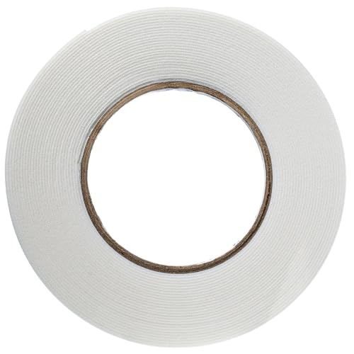YoiYee Doppelseitiges Schaumstoff-Klebeband, 8 mm breit, stark klebend, ideal für Montage- und DIY-Projekte, 10 m (L) x 8 mm (B) x 1 mm (T) von YoiYee