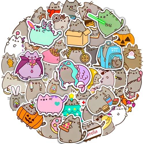 100 Blatt Cute Cat Cartoon Kinder Wasserdichte Aufkleber,Kawaii Anime Niedliche Katze Aufklebers,DIY Kätzchen Ästhetisch Dekoration Stickers für Motorrad Küche Laptop Gitarre Skateboard Wasserflasche 100 Blatt Cute Cat Cartoon Kinder Wasserdichte Aufkleber,Kawaii Anime Niedliche Katze Aufklebers,DIY Kätzchen Ästhetisch Dekoration Stickers für Motorrad Küche Laptop Gitarre Skateboard Wasserflasche von Yoimckay