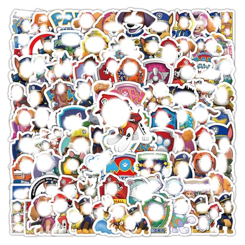 Yoimckay 104 Stück Niedlich Hund Sticker, Wasserfest Cute Stickers für Koffer Fahrrad Laptop Autos DIY Tattoo, Bulk-Aufkleber für Kindergeburtstag Mitgebsel für Gepäck Scrapbook Gitarre von Yoimckay