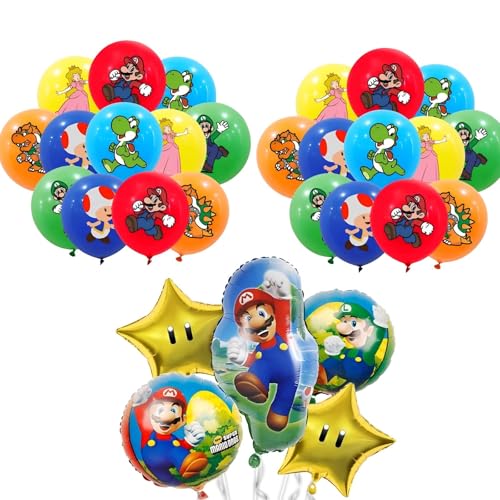 29 Stück Luftballons Kinder Cartoon, Cartoon Balloons, Geburtstagsballon aus Cartoon, Geburtstagsdekoration, Luftballon aus Aluminium und Latex, Luftballons für Kinderpartys 29 Stück Luftballons Kinder Cartoon, Cartoon Balloons, Geburtstagsballon aus Cartoon, Geburtstagsdekoration, Luftballon aus Aluminium und Latex, Luftballons für Kinderpartys von Yoimckay