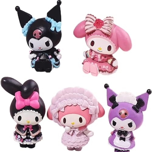 5 Stück Cartoon Cake Toppers, Cartoon Mini Figuren, Mini Figuren Set,Cartoons Kuchen Topper,Kawaii Party Cupcake Figuren, Kindergeburtstag Kuchendeko, Kuchen Dekoration, Mädchen Geburtstag Geschenk von Yoimckay