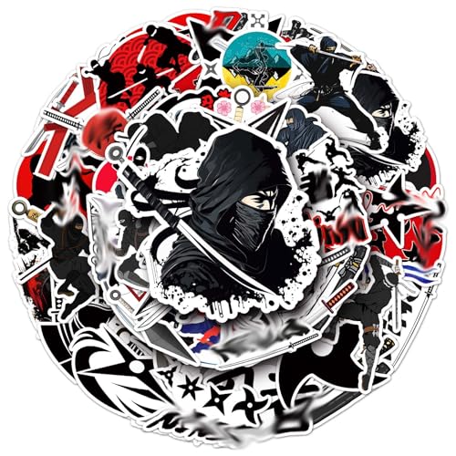 50 Stück coole Cartoon-Aufkleber, DIY, niedlich, Cartoon-Waffen, Aufkleber, wasserfest, Anime-Krieger, Maskierte, Aufkleber, Cool Japan, Manga, Aufkleber für Koffer, Tasse, Laptop, Gitarre 50 Stück coole Cartoon-Aufkleber, DIY, niedlich, Cartoon-Waffen, Aufkleber, wasserfest, Anime-Krieger, Maskierte, Aufkleber, Cool Japan, Manga, Aufkleber für Koffer, Tasse, Laptop, Gitarre von Yoimckay