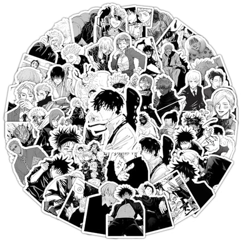 Yoimckay 50pcs Anime gemischt Aufkleber, Manga Schwarz-Weiß-Aufkleber,Cartoon Aufkleber Vinyl wasserdichte Sticker Pack für Scrapbook,Skateboard,Auto,Gepäck,Laptop, für Kinder, Teenager, Erwachsene Yoimckay 50pcs Anime gemischt Aufkleber, Manga Schwarz-Weiß-Aufkleber,Cartoon Aufkleber Vinyl wasserdichte Sticker Pack für Scrapbook,Skateboard,Auto,Gepäck,Laptop, für Kinder, Teenager, Erwachsene von Yoimckay