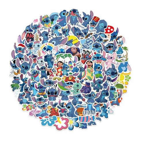 Anime Cartoon Aufkleber,100 Stück Sticker Set,Wasserdicht Vinyl Stickers Niedlich Style Sticker Decals für Auto Motorräder Fahrrad Skateboard Gepäck Laptop Aufkleber, Geeignet für Erwachsene Kinder von Yoimckay