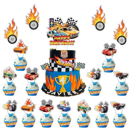 Yoimckay 29 Stück Kuchendekoration Auto, Geburtstag Cupcake Toppers, Cake Topper, Tortendekoration Geburtstag für Jungen, Topper Kuchen Geburtstag, Cupcake Topper für Geburtstagsfeier Jungen Yoimckay 29 Stück Kuchendekoration Auto, Geburtstag Cupcake Toppers, Cake Topper, Tortendekoration Geburtstag für Jungen, Topper Kuchen Geburtstag, Cupcake Topper für Geburtstagsfeier Jungen von Yoimckay