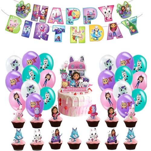 Yoimckay 46 Stück Cartoon-Dekoration, Thema Geburtstag, Dekoration, Anime Dekoration für Partys, Cartoon, Luftballons, Dekoration für Geburtstag, Kinder, Cake Toppers, Ballon-Set Geburtstag Yoimckay 46 Stück Cartoon-Dekoration, Thema Geburtstag, Dekoration, Anime Dekoration für Partys, Cartoon, Luftballons, Dekoration für Geburtstag, Kinder, Cake Toppers, Ballon-Set Geburtstag von Yoimckay