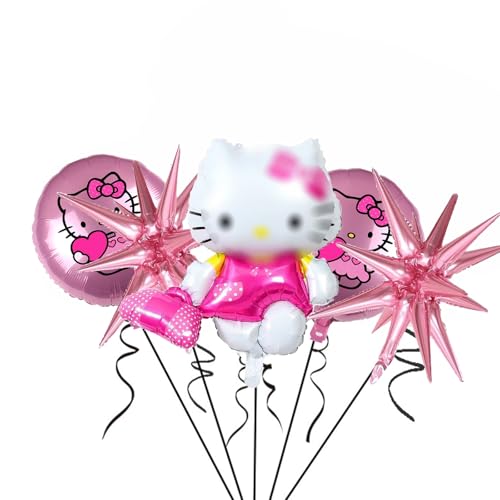 Yoimckay 5 Stück Geburtstagsparty Ballons, Aluminiumballons in Sternenform, Ballons für Kindergeburtstagsdekoration, Thema Geburtstagspartyzubehör Yoimckay 5 Stück Geburtstagsparty Ballons, Aluminiumballons in Sternenform, Ballons für Kindergeburtstagsdekoration, Thema Geburtstagspartyzubehör von Yoimckay