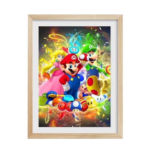 Yoimckay 5D Cartoon Diamond Painting Kinder Adulti, DIY Cross Stickerei Malerei Kits Wand Dekor, Kristall-Strass-Stickerei, Leinwand für Heimwanddekoration Kunsthandwerk, 30 x 40 cm Yoimckay 5D Cartoon Diamond Painting Kinder Adulti, DIY Cross Stickerei Malerei Kits Wand Dekor, Kristall-Strass-Stickerei, Leinwand für Heimwanddekoration Kunsthandwerk, 30 x 40 cm von Yoimckay