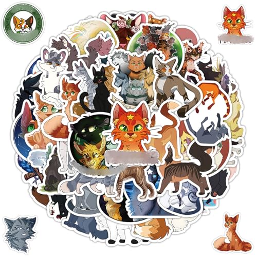 Yoimckay 98 Stück Katzen-Cartoon-Aufkleber, niedliche Katzenaufkleber, Aesthetic PVC-Material, wasserdichte Vinyl-Aufkleber, für Scrapbooking, Skateboard, Auto, Gepäck Yoimckay 98 Stück Katzen-Cartoon-Aufkleber, niedliche Katzenaufkleber, Aesthetic PVC-Material, wasserdichte Vinyl-Aufkleber, für Scrapbooking, Skateboard, Auto, Gepäck von Yoimckay