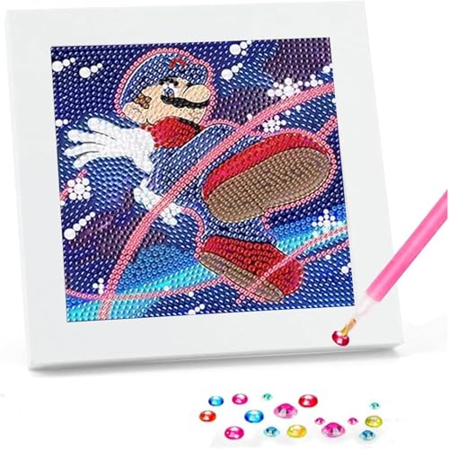 Yoimckay Diamond Painting für Kinder Erwachsene Anfänger,Cartoon Anime 5D Diamant Painting mit Rahmen,DIY Diamantmalerei Mosaikherstellung Kit,Diamond Painting Aufkleber für Home Wall Decor,18x18cm Yoimckay Diamond Painting für Kinder Erwachsene Anfänger,Cartoon Anime 5D Diamant Painting mit Rahmen,DIY Diamantmalerei Mosaikherstellung Kit,Diamond Painting Aufkleber für Home Wall Decor,18x18cm von Yoimckay