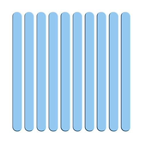 Eisstäbchen, wiederverwendbar, gratfrei, Acryl-Kuchenstäbchen, Dessert-Maker für Wohnheim, Blau, 10 Stück Eisstäbchen, wiederverwendbar, gratfrei, Acryl-Kuchenstäbchen, Dessert-Maker für Wohnheim, Blau, 10 Stück von Yokawe