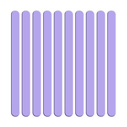 Eisstäbchen, wiederverwendbar, gratfrei, Acryl-Kuchenstäbchen, Dessert-Maker für Wohnheim, Violett, 10 Stück Eisstäbchen, wiederverwendbar, gratfrei, Acryl-Kuchenstäbchen, Dessert-Maker für Wohnheim, Violett, 10 Stück von Yokawe