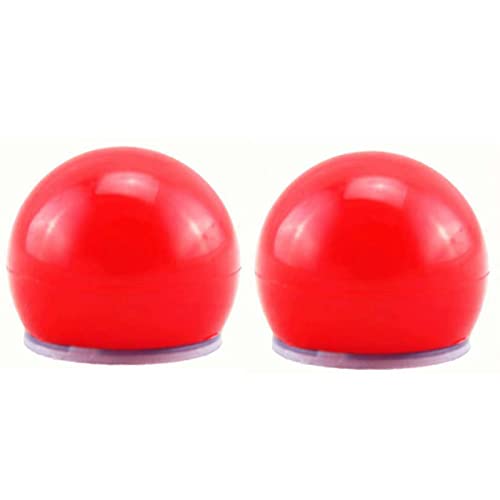 Yokawe Leuchtende rote Nase, Clownsnase, Verkleidungsrequisiten, Bühnenrequisiten für Weihnachten, Party, Kostüm, Bälle, Festival-Zubehör, 2 Stück Yokawe Leuchtende rote Nase, Clownsnase, Verkleidungsrequisiten, Bühnenrequisiten für Weihnachten, Party, Kostüm, Bälle, Festival-Zubehör, 2 Stück von Yokawe