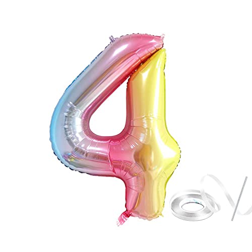 Yokimico Geburtstags-Luftballons in 4 Farbverlaufen, Riesennummer: 0 1 2 3 4 5 6 7 8 9, Luftballons für Geburtstag, Jahrestag, Hochzeit, Party, Dekoration Yokimico Geburtstags-Luftballons in 4 Farbverlaufen, Riesennummer: 0 1 2 3 4 5 6 7 8 9, Luftballons für Geburtstag, Jahrestag, Hochzeit, Party, Dekoration von Yokimico