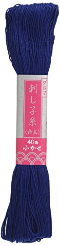 Sashiko Faden 40m Farbe #6 Ai-Indigo. Dickes Gewinde Sashiko Faden 40m Farbe #6 Ai-Indigo. Dickes Gewinde von Yokota