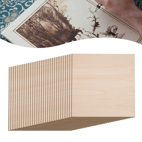 30 Stück 40 x 40 x 0,3cm Lindenholz Sperrholz Balsaholz Platten Rechteck Holzplatte Leimholzplatte Bastelholzplatten für Heimwerkerprojekte, Lackieren, Gravieren, Holzbearbeitung 30 Stück 40 x 40 x 0,3cm Lindenholz Sperrholz Balsaholz Platten Rechteck Holzplatte Leimholzplatte Bastelholzplatten für Heimwerkerprojekte, Lackieren, Gravieren, Holzbearbeitung von Yolancity