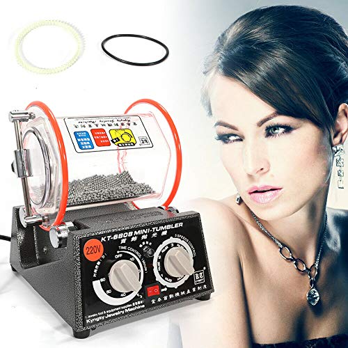 Yolancity Poliermaschine Poliertrommel Elektrische Polierger Labor-Kugelmühle Jewelry Tumbler Polierer Finisher Maschine Schmuckwerkzeug & Ausrüstung Schmuckpolierer (3 KG) von Yolancity