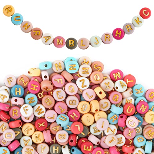 1000 Stück Buchstabenperlen zum Auffädeln Acryl Alphabet Perlen Mix A-Z Abstandshalter Lose Perlen Buchstaben Bunte Runde Perlen für die Schmuckherstellung DIY Halskette Armband Schlüsselbund 1000 Stück Buchstabenperlen zum Auffädeln Acryl Alphabet Perlen Mix A-Z Abstandshalter Lose Perlen Buchstaben Bunte Runde Perlen für die Schmuckherstellung DIY Halskette Armband Schlüsselbund von Yolev
