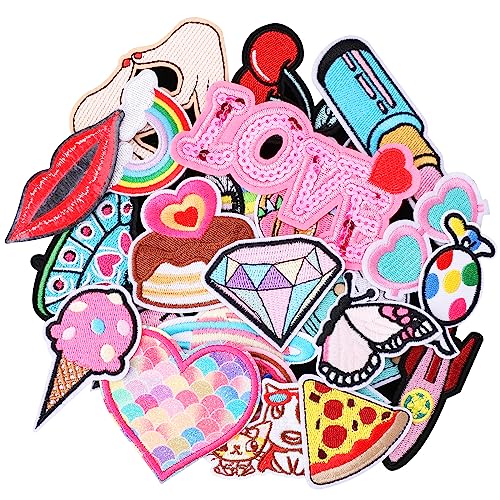 30 Stück Aufnäher Kinder Stickerei Patches zum Aufbügeln Applikationsaufkleber Bügelbilder zum Aufnähen von Kleidung Flicken für Rucksäcke Jacken Hüte DIY Zubehör Jeans Flicken zum Aufbügeln 30 Stück Aufnäher Kinder Stickerei Patches zum Aufbügeln Applikationsaufkleber Bügelbilder zum Aufnähen von Kleidung Flicken für Rucksäcke Jacken Hüte DIY Zubehör Jeans Flicken zum Aufbügeln von Yolev
