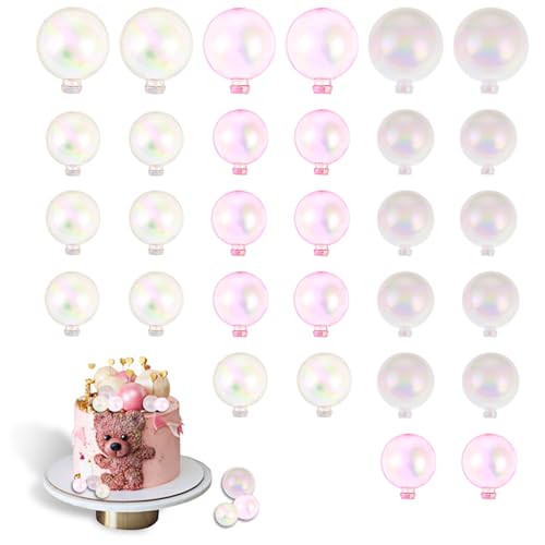 30 Stück Tortendeko Kugeln Cake Topper Kuchen Bunte Luftblasen Topper Kugel Kuchen Deko Cupcake Tortenaufleger DIY Geburtstagsparty Dekorationen für Hochzeit Jahrestag Babyparty 30 Stück Tortendeko Kugeln Cake Topper Kuchen Bunte Luftblasen Topper Kugel Kuchen Deko Cupcake Tortenaufleger DIY Geburtstagsparty Dekorationen für Hochzeit Jahrestag Babyparty von Yolev