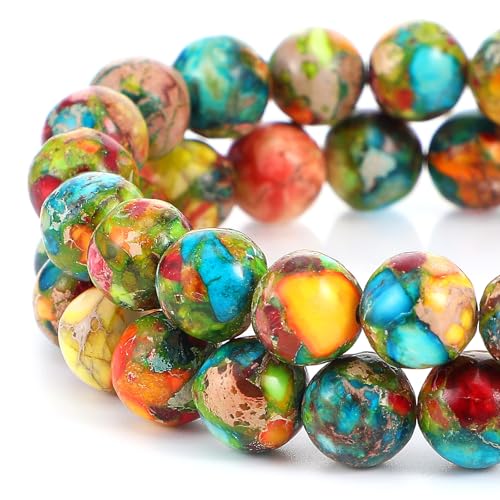 45-47 Stück Naturstein Perlen 8 mm Lila Blaue Jaspis Edelstein Perlen Königliche Meeressediment Natürliche Perler Beads Bunte Runde Steinperlen für die Schmuckherstellung Beads for Jewellery Making 45-47 Stück Naturstein Perlen 8 mm Lila Blaue Jaspis Edelstein Perlen Königliche Meeressediment Natürliche Perler Beads Bunte Runde Steinperlen für die Schmuckherstellung Beads for Jewellery Making von Yolev