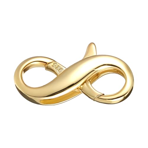 Kettenverschluss Gold 925 Karabiner Verschluss Armbandverschluss Halskettenverlängerungen für Damen Verschlüsse zur Schmuckherstellung Armband Verschluss DIY-Schmuck Kettenverschluss Gold 925 Karabiner Verschluss Armbandverschluss Halskettenverlängerungen für Damen Verschlüsse zur Schmuckherstellung Armband Verschluss DIY-Schmuck von Yolev