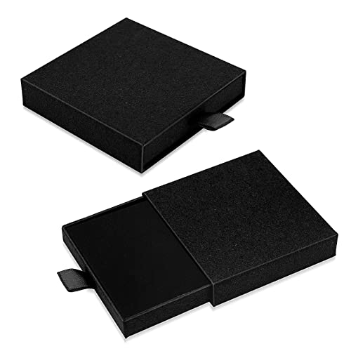 Yolev 2pcs Schmuck Geschenkbox Schwarz Kleine Schmuckschatulle Armband Halskette Geschenkbox Ausziehbare Quadratische Aufbewahrungsbox Geeignet zum Verpacken von Valentinstag Yolev 2pcs Schmuck Geschenkbox Schwarz Kleine Schmuckschatulle Armband Halskette Geschenkbox Ausziehbare Quadratische Aufbewahrungsbox Geeignet zum Verpacken von Valentinstag von Yolev