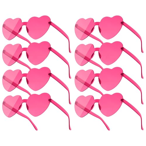 Yomaido 6/10 Stück Herz| Rund Party Brillen| Sonnenbrille, Lustige Partybrillen, Randlose Hippie Herzförmige Brille,für Geburtstagsfeier, Fasching, Karneval, Malle, für Kinder und Erwachsene Yomaido 6/10 Stück Herz| Rund Party Brillen| Sonnenbrille, Lustige Partybrillen, Randlose Hippie Herzförmige Brille,für Geburtstagsfeier, Fasching, Karneval, Malle, für Kinder und Erwachsene von Yomaido