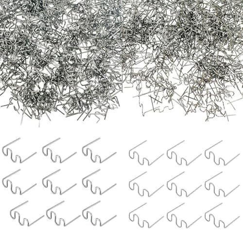 Yominerr 1400 Plastikschweißer -Staples 2 Typen Heiße und Wellenklammern für die Reparatur Von Auto Stoßfänger, Architekturmodellierung und Plastikhandwerk für Reparaturmaschinenauto -Stoßstangen Dash von Yominerr