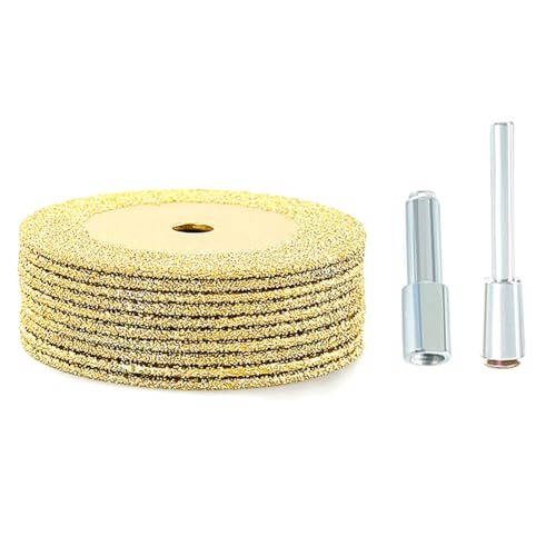 Yominerr 1Set 40 mm Diamantradsägen Kreisschneides Klingen Drehwerkzeug mit Diamantschneidklinge mit Stangenstange Yominerr 1Set 40 mm Diamantradsägen Kreisschneides Klingen Drehwerkzeug mit Diamantschneidklinge mit Stangenstange von Yominerr