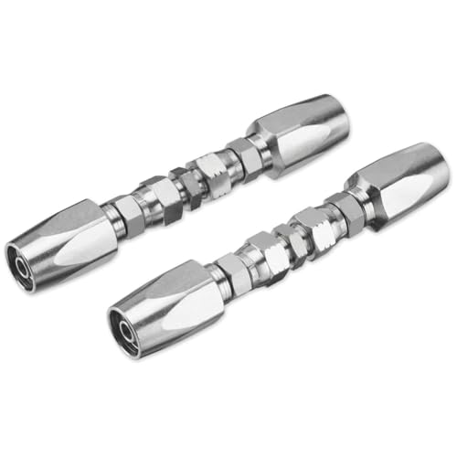 Yominerr 2-Teiliges Reparaturset für Hydraulikschläuche, Wiederverwendbar, Wiederverwendbare 2-Adrige Hydraulik-Reparaturverschraubung 3/8 Yominerr 2-Teiliges Reparaturset für Hydraulikschläuche, Wiederverwendbar, Wiederverwendbare 2-Adrige Hydraulik-Reparaturverschraubung 3/8 von Yominerr