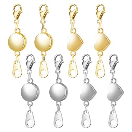 Yominerr Armbandverschluss, Magnetischer Kettenverschluss, für Armbänder, Fußkettchen, Kettenverschlüsse zum Basteln, Zubehör Zur Schmuckverschlussherstellung von Yominerr