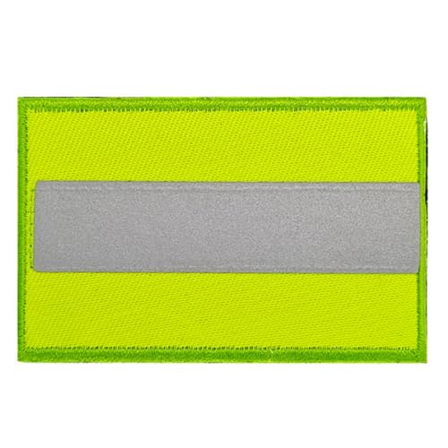 Yominerr Reflektierendes Doppelseitiges Stoffpatch Patch Identifikationsarmband Outdoor Tasche Kleidung Zubehör Kurz Yominerr Reflektierendes Doppelseitiges Stoffpatch Patch Identifikationsarmband Outdoor Tasche Kleidung Zubehör Kurz von Yominerr