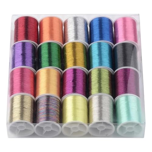Yominerr Stickerei Floss String Polyester Tinsel Kabel Glitzer Stickereien Flossschnur Gemischte Farbe Yominerr Stickerei Floss String Polyester Tinsel Kabel Glitzer Stickereien Flossschnur Gemischte Farbe von Yominerr