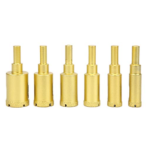 Yomiyuyr Adamant Bit Cutter, Hochleistungsbohrwerkzeug, Genauigkeitslochöffner, für Marmor, Glas, Keramik, Beton, Künstliche Stein, 6pcs Yomiyuyr Adamant Bit Cutter, Hochleistungsbohrwerkzeug, Genauigkeitslochöffner, für Marmor, Glas, Keramik, Beton, Künstliche Stein, 6pcs von Yomiyuyr