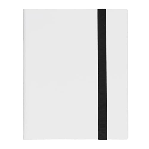 Yomiyuyr -Kartenbinder, Farbkartenbinder, 9 Pocket Trading Album, große Kapazitäts -Hülsenseiten für Spielkartenspeicher (red) (yellow) (green) (blue) (black) (white) von Yomiyuyr