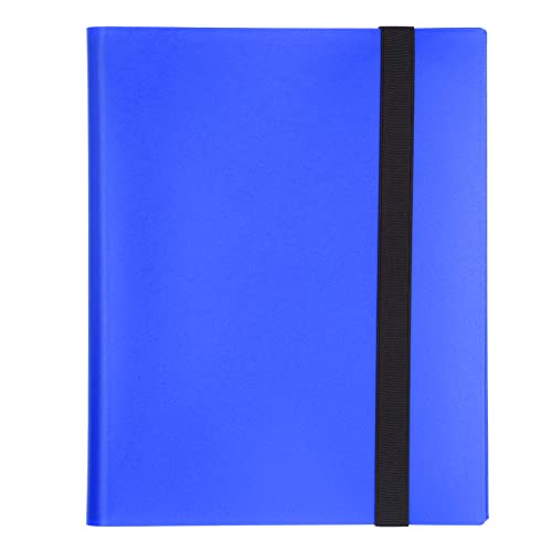Yomiyuyr -Kartenbinder, Farbkartenbinder, 9 Pocket Trading Album, große Kapazitäts -Hülsenseiten für Spielkartenspeicher (red) (yellow) (green) (blue) von Yomiyuyr