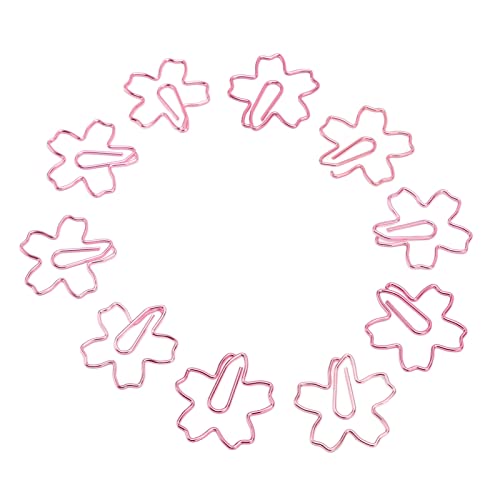 Yomiyuyr Lustige Papier clips Blumen form Metall Büroklammern, galvani siertes kreatives Design, für die Organisation von Büro-und Heim dokumenten, 100PCS Yomiyuyr Lustige Papier clips Blumen form Metall Büroklammern, galvani siertes kreatives Design, für die Organisation von Büro-und Heim dokumenten, 100PCS von Yomiyuyr